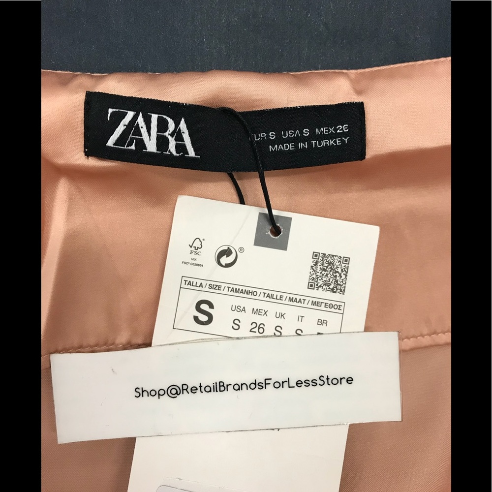 Zara Satin Effect Slit Yellow Nude Colorblock Slip Cami Midi Maxi Dress - Picture 11 of 15